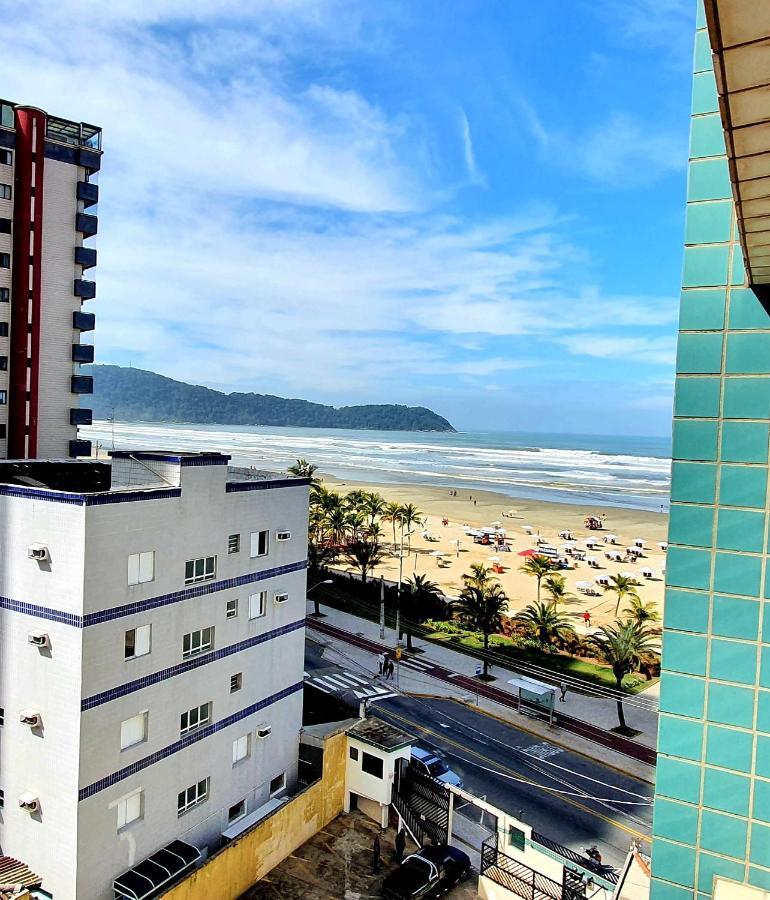 Apartamento Kit Praia Grande Na Guilhermina Frente Mar Daire Dış mekan fotoğraf