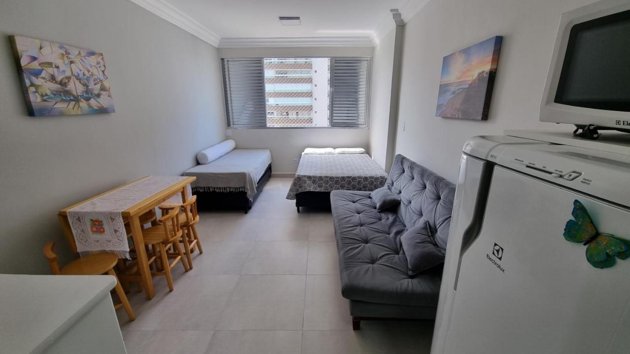 Apartamento Kit Praia Grande Na Guilhermina Frente Mar Daire Dış mekan fotoğraf