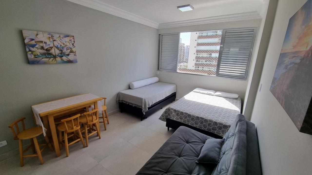 Apartamento Kit Praia Grande Na Guilhermina Frente Mar Daire Dış mekan fotoğraf