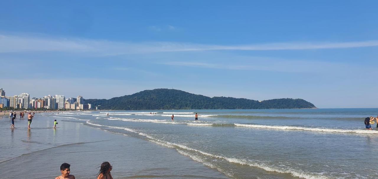 Apartamento Kit Praia Grande Na Guilhermina Frente Mar Daire Dış mekan fotoğraf