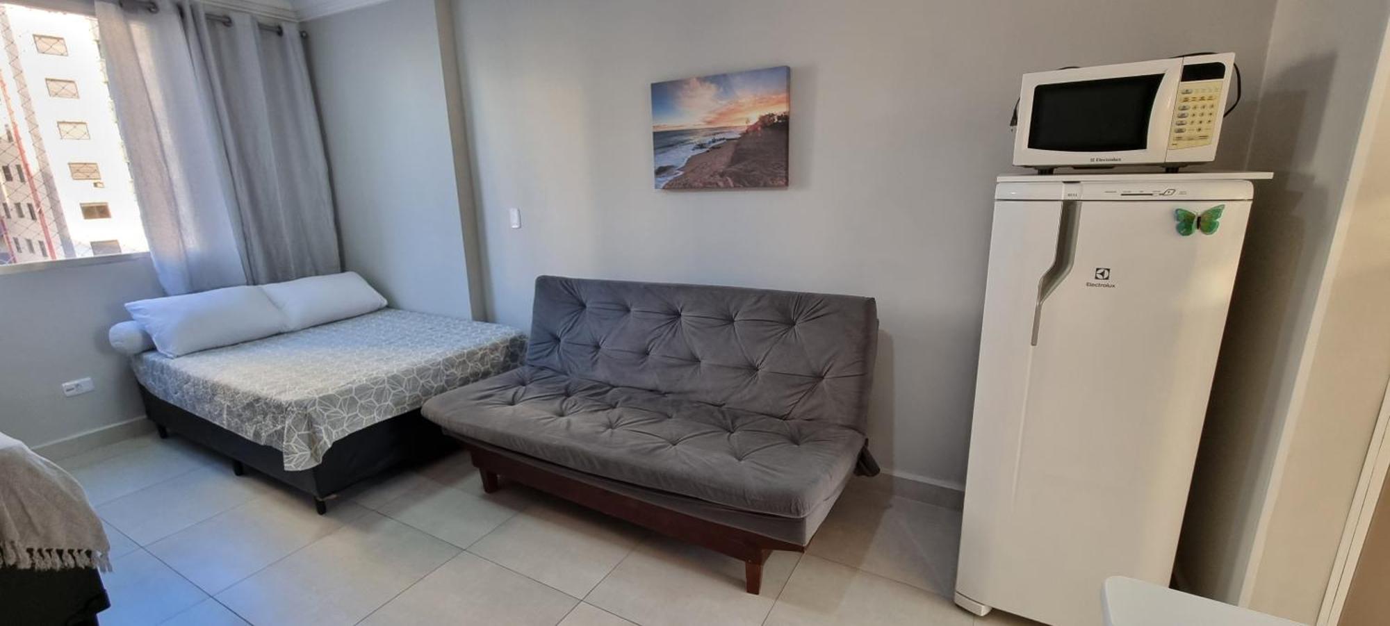 Apartamento Kit Praia Grande Na Guilhermina Frente Mar Daire Dış mekan fotoğraf