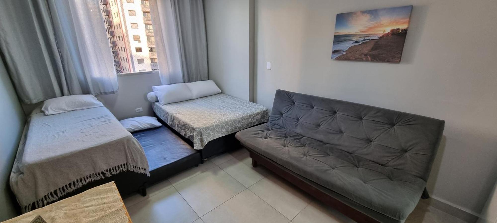 Apartamento Kit Praia Grande Na Guilhermina Frente Mar Daire Dış mekan fotoğraf